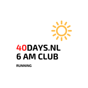 40DAYS.NL 6AMCLUB Hardlopen in Rotterdam